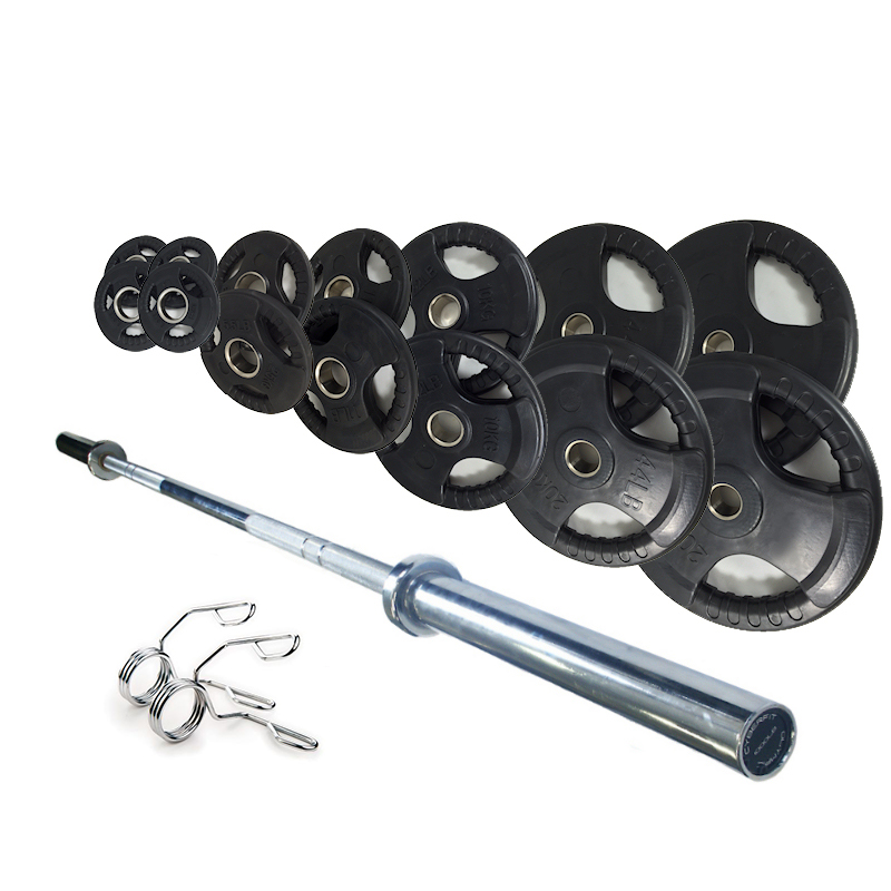barbell and plates set